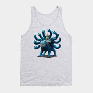 Riding the monster Tank Top